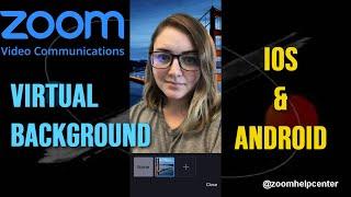 How To Use Virtual Background in Zoom on PHONE | Android and IOS Tutorial