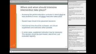 An Introduction to Intensive Intervention