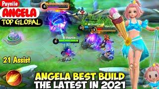 ANGELA BEST BUILD IN 2021 | TOP GLOBAL ANGELA Payniie - MOBILE LEGENDS