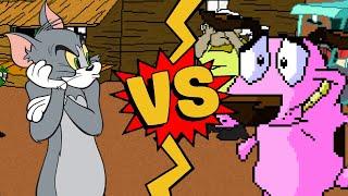 M.U.G.E.N Battles | Tom Cat vs Courage the Dog | Tom & Jerry vs Courage the Cowardly Dog