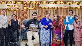 Asfa's Family Me Kiya Launch Honay Laga He? | Asfa's Family Ho Gai Excited | Asfa's Family