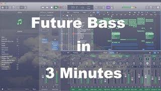 FUTURE BASS TUTORIAL in 3 MINUTES | Logic Pro X | VAHK