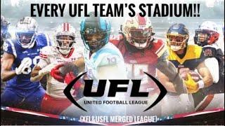 Every UFL Team Stadium 2024!! (United Football League)