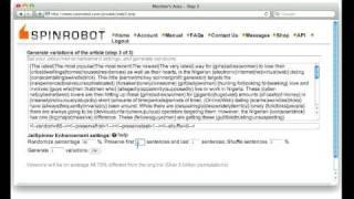 Getting the best from your Jetspinner syntax with Spinrobot