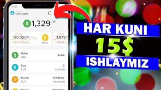 Har kuni 15$ pul ishlash  |  Internetda AVTOMATIK pul ishlash