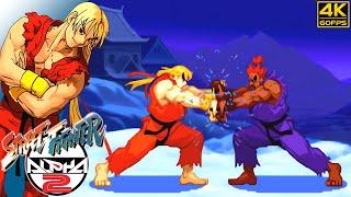 Street Fighter Alpha 2 - Ken (Arcade / 1996) 4K 60FPS