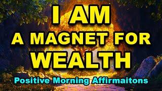 I AM Magnet for Wealth | Positive Morning Affirmations | Health, Happiness,  Abundance Affirmations