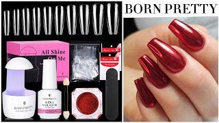 Как нарастить ногти на типсы\BORN PRETTY Nail Tips and Glue Gel Kit/AMAZON