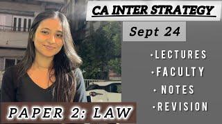 How I Cleared My CA INTERMEDIATE "LAW" Paper? / Strategy to clear CA INTER LAW !