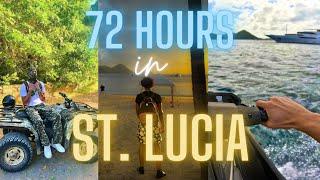 St Lucia Vlog  ️ Jet skies, Atvs, B-day Yacht, Street Parties, Volcano, Villa tour and more