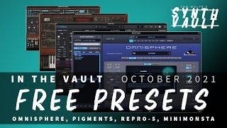 Synth Vault: In The Vault - October '21 (FREE Presets for Omnisphere, Pigments, Repro-5, Minimonsta)