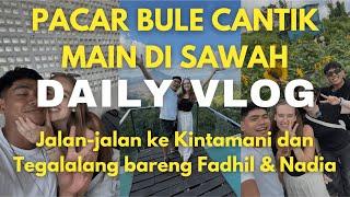 Pacar Bule Cantik Belajar Jadi Petani [Odie & Milly Daily Vlog] Ft. Fadhil Machmud & Nadia