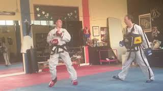 Sparring drill - Taekwondo ITF #taekwondo