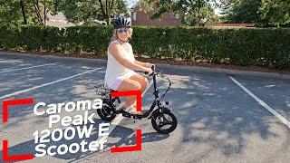  Discover the Caroma Peak 1200W Electric Scooter for Adults!