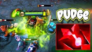 Insane MAGIC Build Pudge 23Kills Kaya Sange + Bloodstone Rampage Dota 2