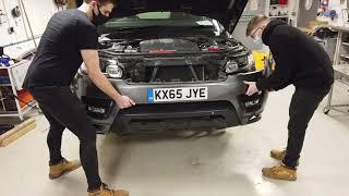 How To Remove Range Rover Sport L494 Front Bumper / SVR Conversion etc