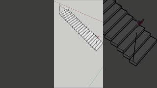 SketchUp Staircase | INFRA SKILL HUB