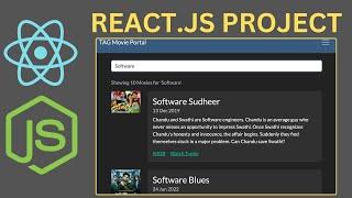React JS Project - Movie Portal App (Beginner Friendly)