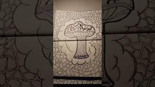 Hope you like it because I did #art #onlypen #mushroom #arte #artist