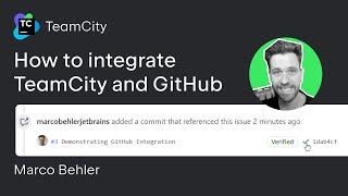 TeamCity tutorial - How to integrate TeamCity and GitHub