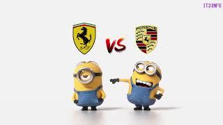 Ferrari vs Porsche Minions Style ( Funny )