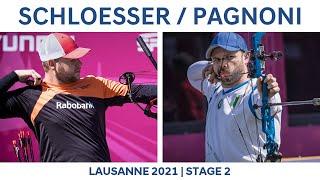 Mike Schloesser v Federico Pagnoni – compound men gold | Lausanne 2021 Hyundai Archery World Cup S2