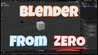 Let‘s learn Blender from Zero = The Basics!