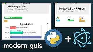 Making modern GUIs with Python and ElectronJS