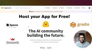 Host your Application using Hugging face Spaces