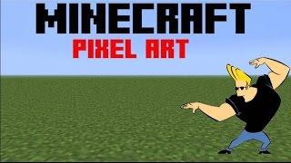 Minecraft Pixel Art - Johnny Bravo