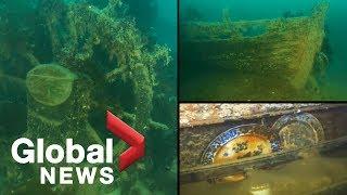 HMS Terror: New video from inside Arctic wreck reveals artifacts frozen in time