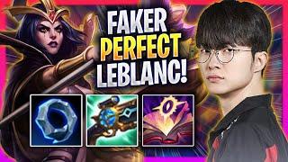 FAKER PERFECT GAME WITH LEBLANC! - T1 Faker Plays Leblanc MID vs Vex! | Season 2024