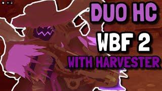 DUO HARDCORE TRIUMPH WITH HARVESTER ON WRECKED BATTLEFIELD II // DARK HARVEST QUEST | Roblox TDS