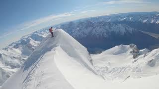 SKIING NEW ZEALAND'S HIGHEST PEAK - AORAKI MOUNT COOK EAST FACE