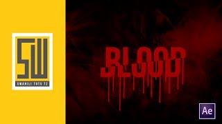 Blood Effect || After Effect Tutorial