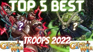 TOP 5 Best Troops in Gems of War 2022 | List of 5 Best Troops in the game as of October 2022