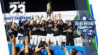 SERIE FINAL - RESUMEN JUEGO #5: - LICEY ES EL CAMPEÓN (18 ENE. 2023)