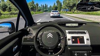 Citroen C4 - Euro Truck Simulator 2 [Steering Wheel Gameplay]