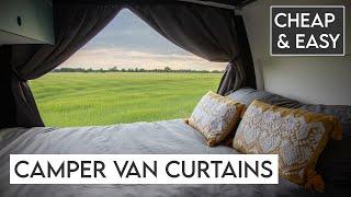 Fitting Camper Van Curtains | Cool In The Summer, Warm In The Winter