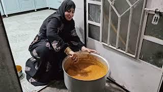 طبخ ثواب العاشر من محرم وتوزيعات اطلبو مرادكم