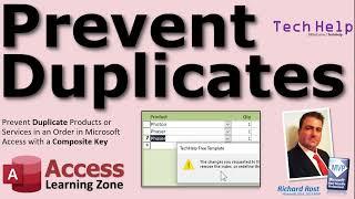 Prevent Duplicate Products or Services in an Order in Microsoft Access with a Composite Key