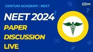 NEET 2024 Paper Discussion || LIVE