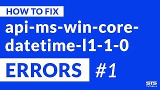 api-ms-win-core-datetime-l1-1-0.dll Missing Error | Windows | 2020 | Fix #1