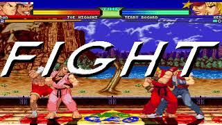 NICK54222 MUGEN: Dan Hibiki and Joe Higashi VS Ken Masters and Terry Bogard