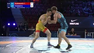 Repechage GR - 77 kg: T. SHADUKAYEV (KAZ) v. D. PYSHKOV (UKR)