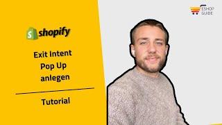 Exit Intent Pop Up mit Shopify einrichten - So gehts´s