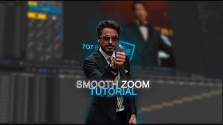 smooth zoom tutorial on after effects