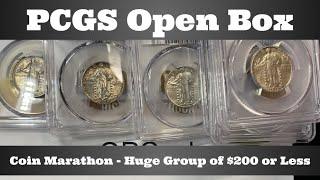 PCGS Open Box - Coin Marathon - Huge Group $200 or Less