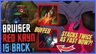 *NEW* KAYN BUFFS! BRUISER RED KAYN IS BACK IN THE JUNGLE!?!