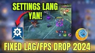 How To Fix Lag/FPS Drop in Mobile Legends 2024 | Paano maiwasan ang Lag sa Mobile Legends
